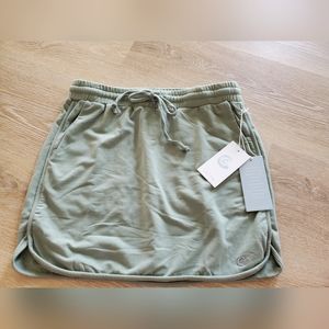 NWT Johnny Was Calme Terry Commuter Short Skirt Green Small $88